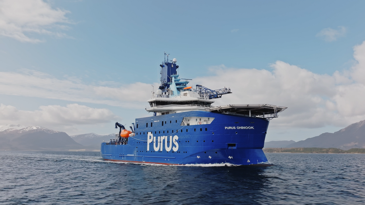 Purus takes delivery of first newbuild CSOV, Purus Chinook