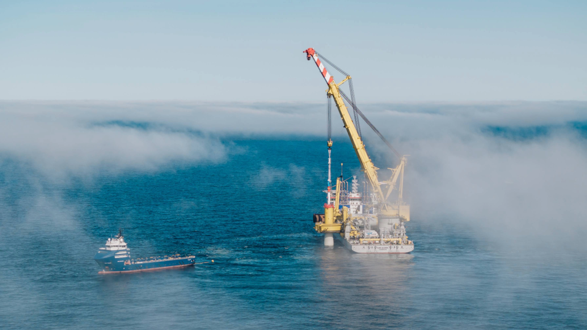 First foundation installed at Denmark’s Thor offshore windfarm
