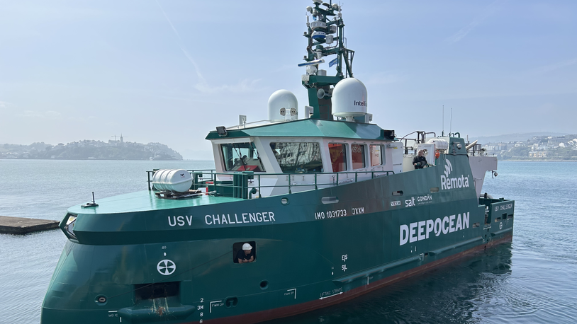 Solstad Offshore, Østensjø Rederi and DeepOcean welcome first USV for subsea IMR