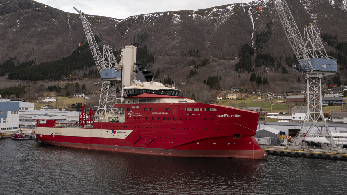 North Star takes delivery of its first CSOV, Grampian Kestrel