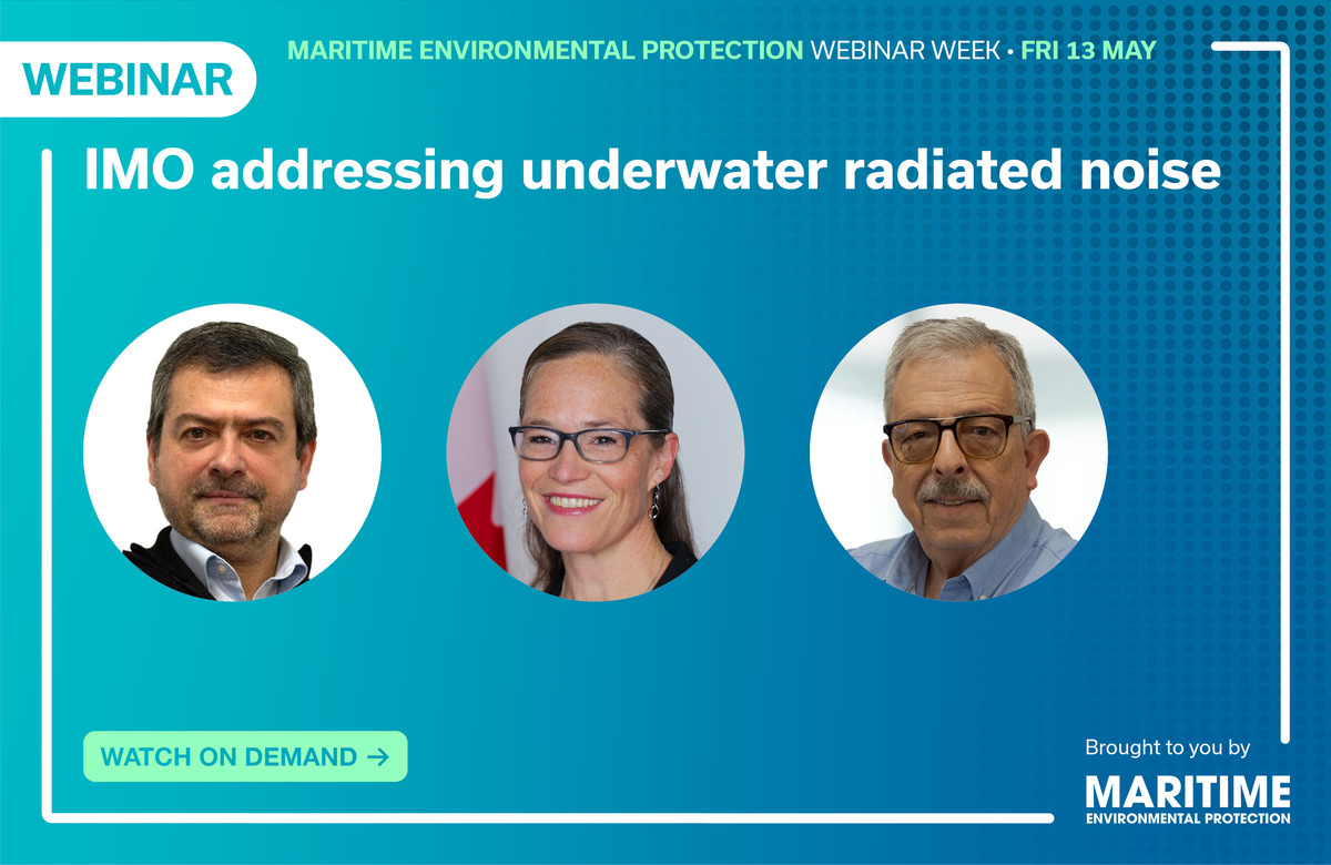 IMO addressing underwater radiated noise