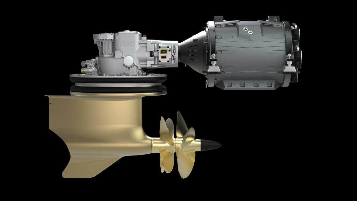 Volvo Penta unveils electric version of popular IPS propulsion system