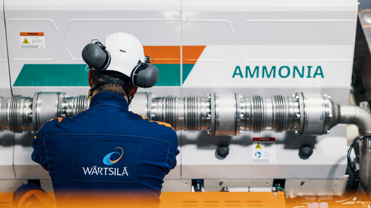 Ammonia dual-fuel engine shows 90% reduction in GHG, reports Wärtsilä