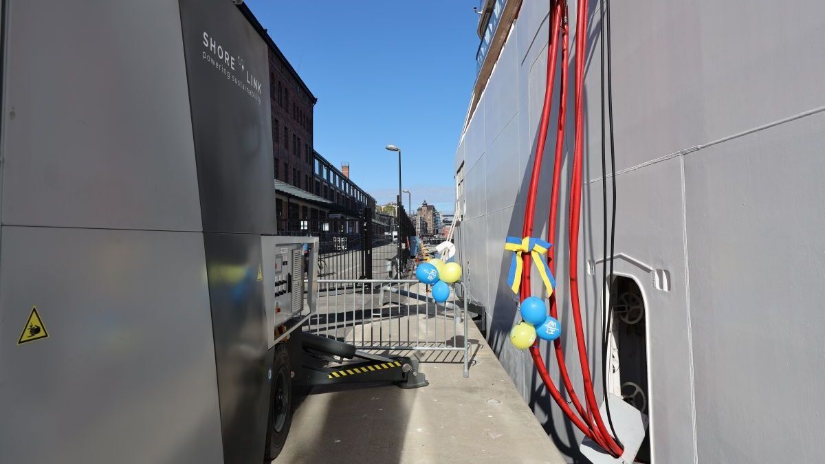 Sweden's second OPS for cruise ships inaugurated in Stockholm  