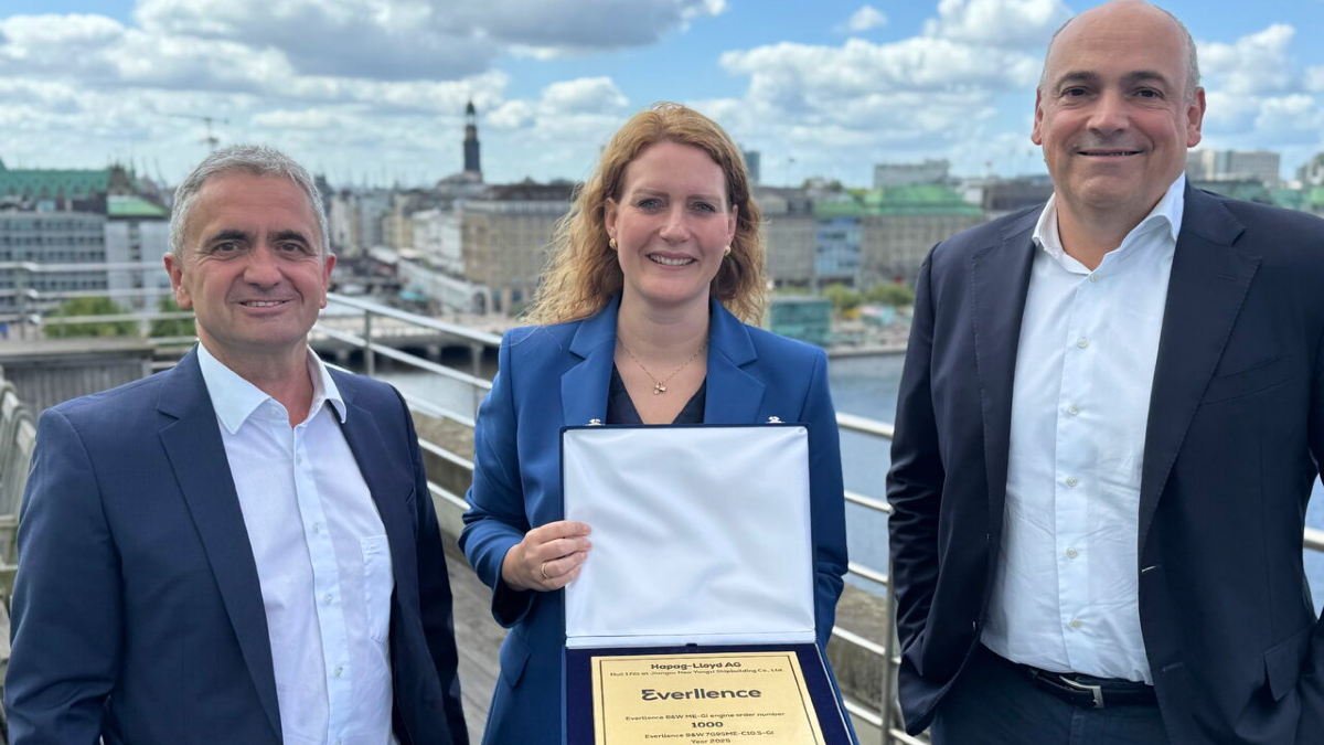 Hapag-Lloyd orders 1,000th ME-GI engine