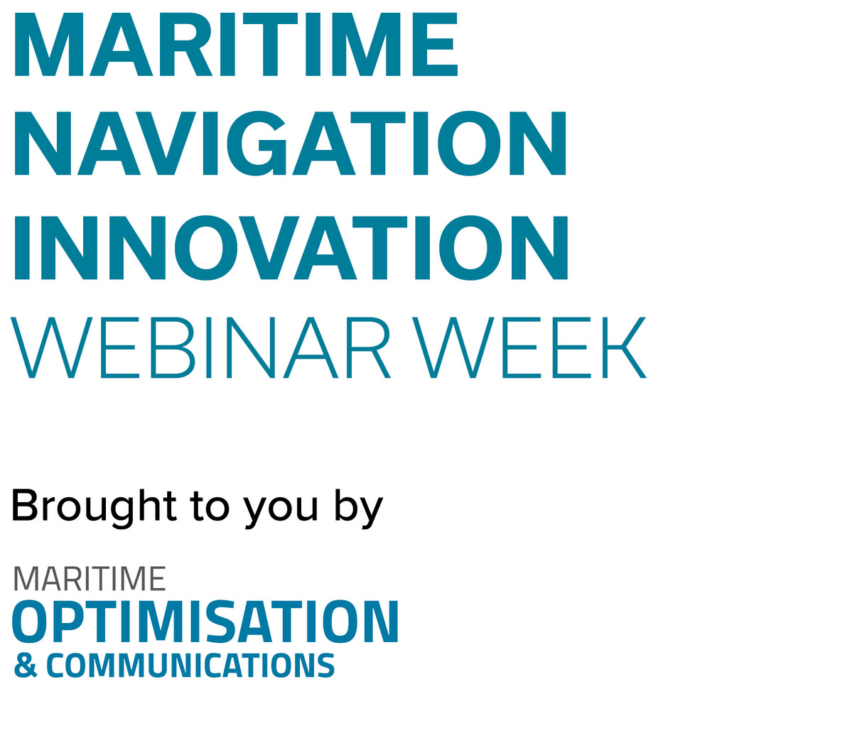 Maritime Navigation Innovation Webinar Week