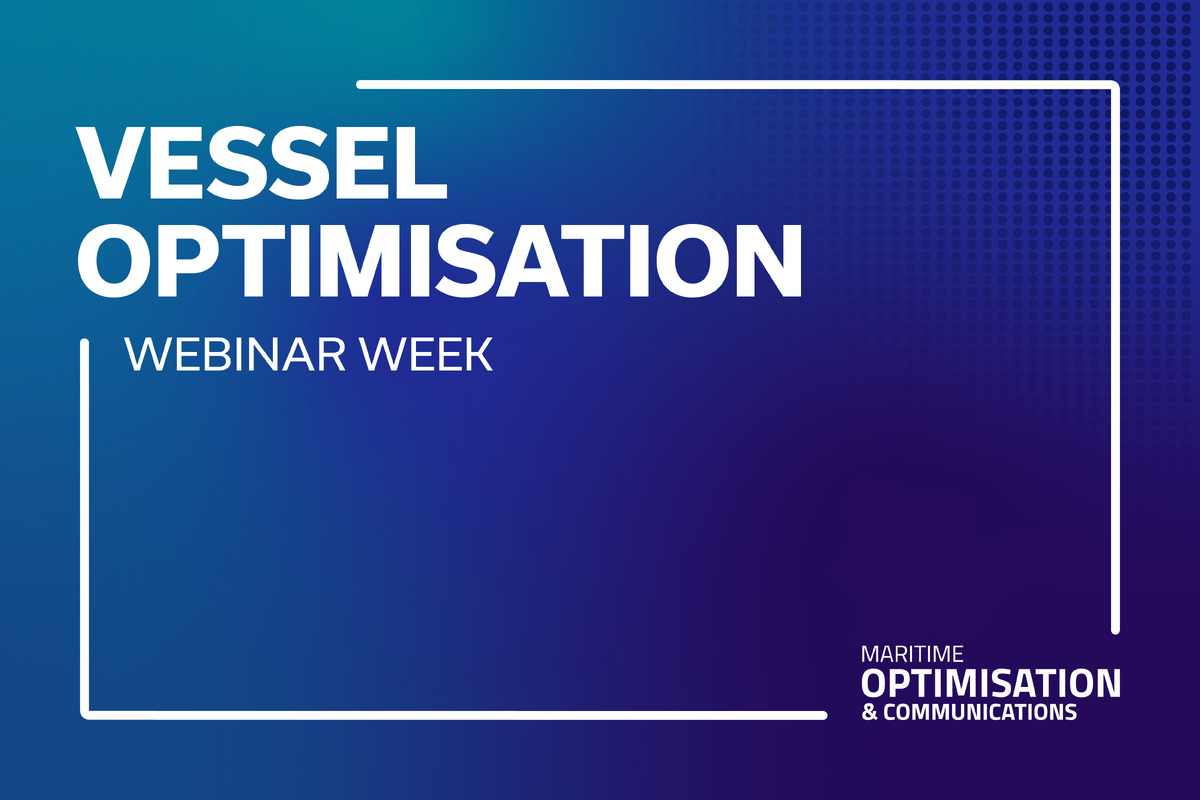 Vessel Optimisation Webinar Week