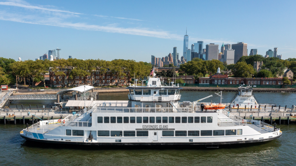 New York gets its first hybrid-electric vehicle ferry
