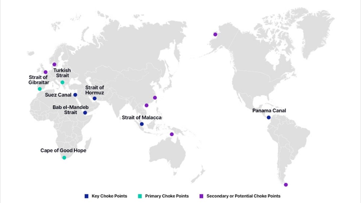 Main choke points (source Chatham House)webzhgf Main choke points (source Chatham House)webzhgf