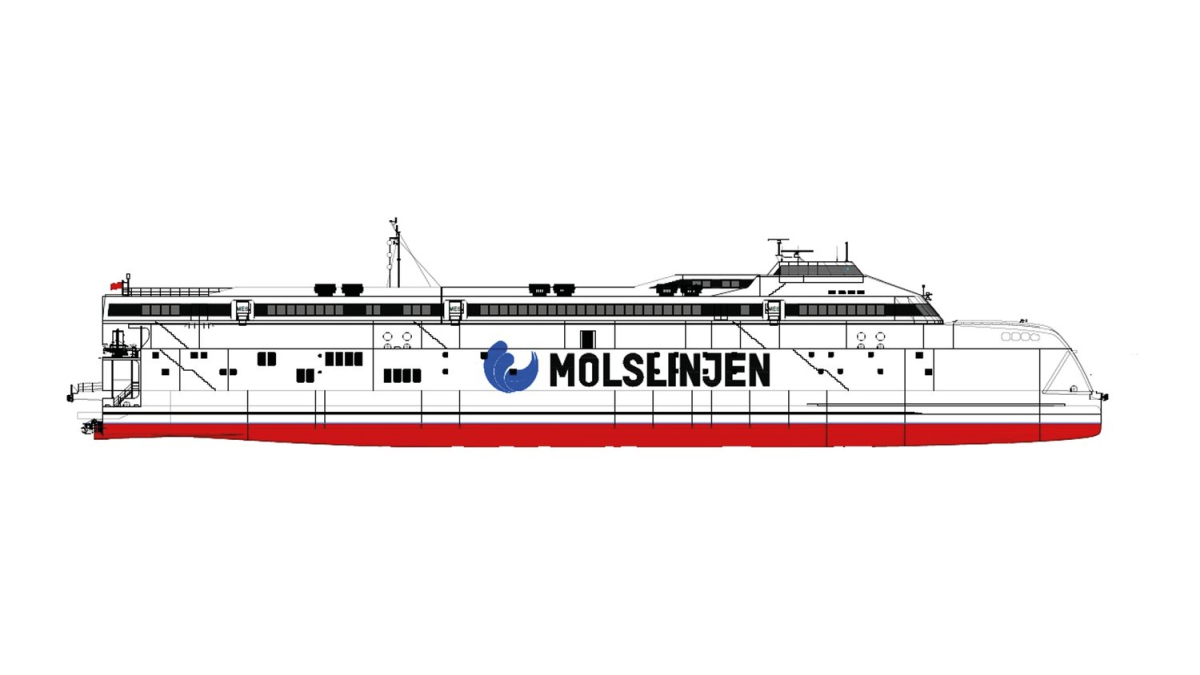 Molslinjen orders two, possibly three 'giant' battery-powered catamaran ferries