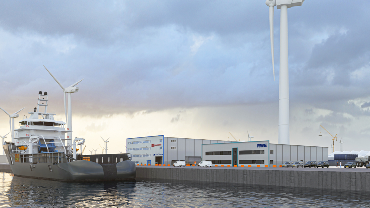 Construction of warehouse facility for Nordseecluster underway at Eemshaven