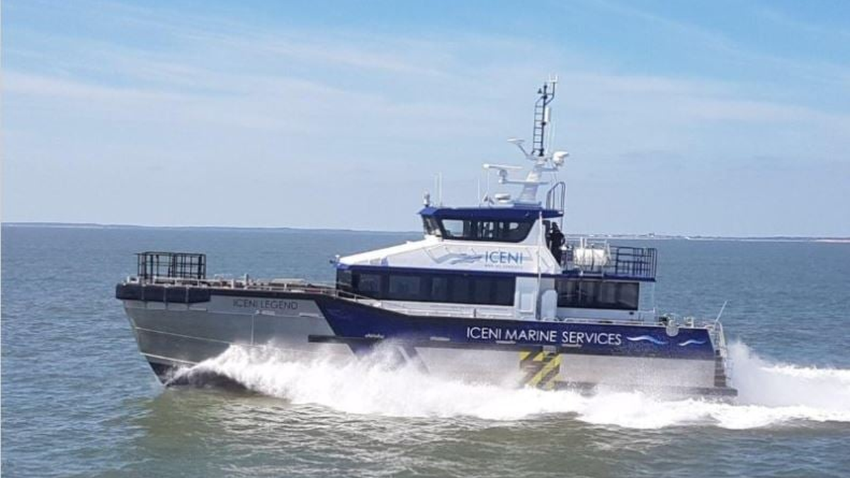 Iceni Legend CTV source Servogear accident with X 18 USV