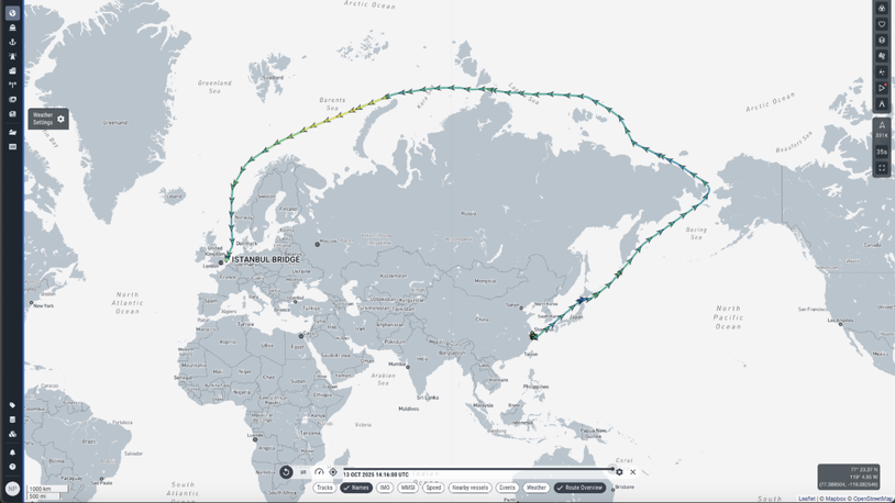 Chinese box ship completes first liner-type Northern Sea Route transit from Asia to Europe