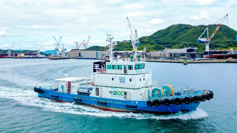 Japan’s first hydrogen-fuelled tugboat delivered 