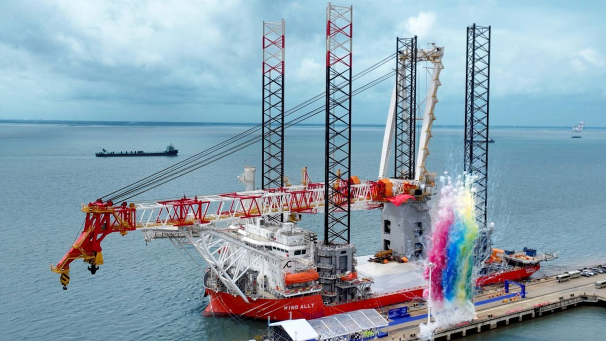 Cadeler takes delivery of first A-class vessel