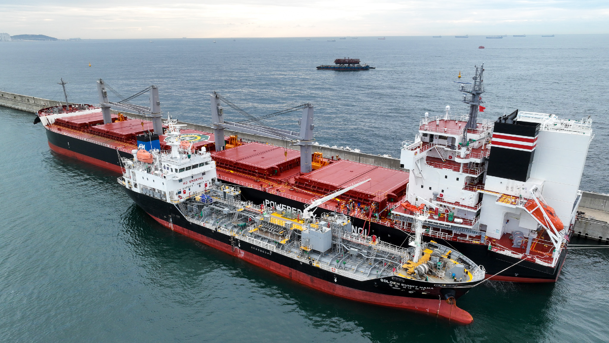 Green methanol bunkering 'first' completed in South Korea