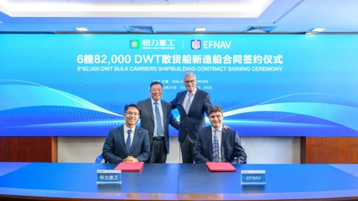 Greek owner Efnav returns to newbuilding market with six-Kamsarmax order in China