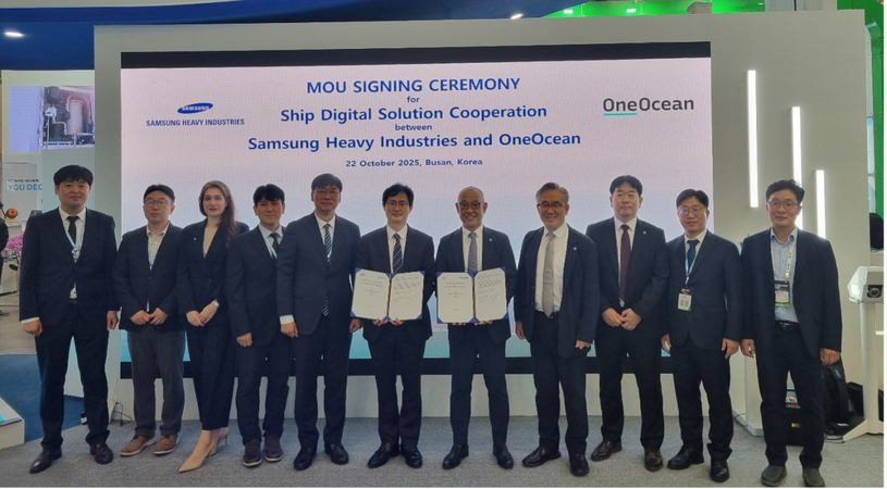 Samsung Heavy, LR subsidiary OneOcean ink digital technologies deal