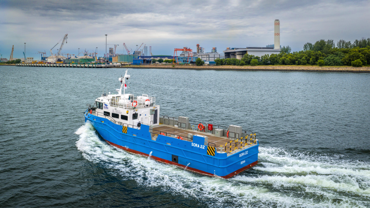 Crewboat built for Qatari offshore oil and gas