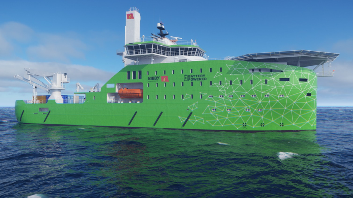 Innovative newbuild embodies benefits of batteries and offshore charging