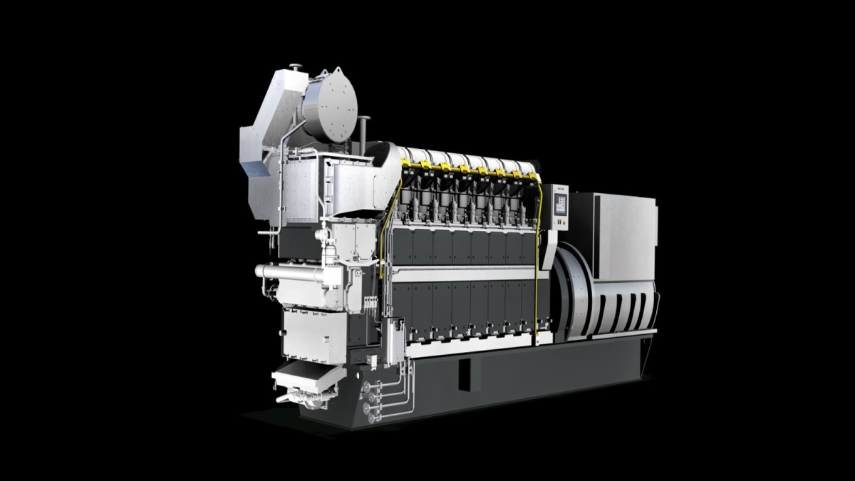 Small-bore, four-stroke marine engine runs on ethanol