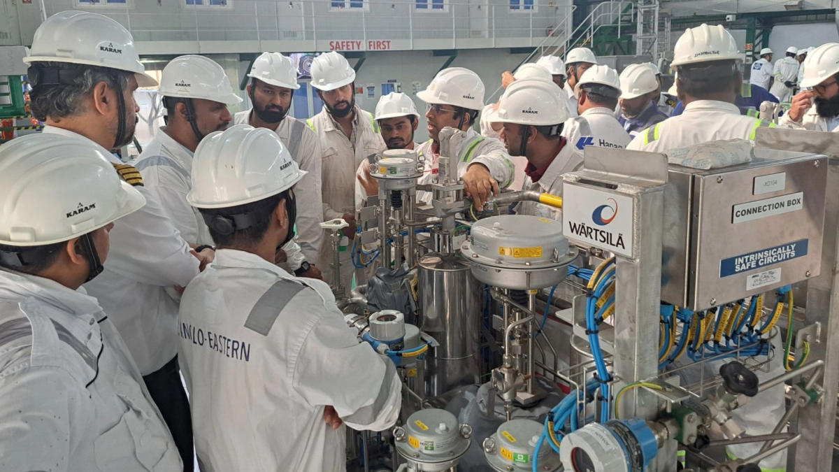 Anglo-Eastern holds pilot ammonia fuel training course