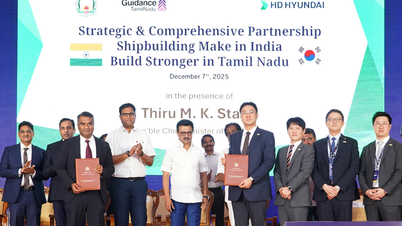 HD Hyundai unveils plan for new shipyard in India, strengthening strategic footprint