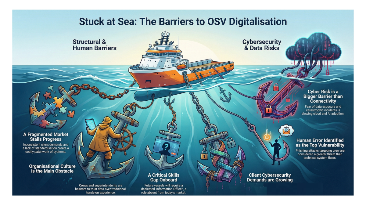 OSV digitalisation stalls amid sector fragmentation, entrenched attitudes