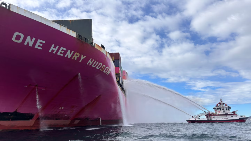 Salvors tackle container losses, fires and sunken vessels