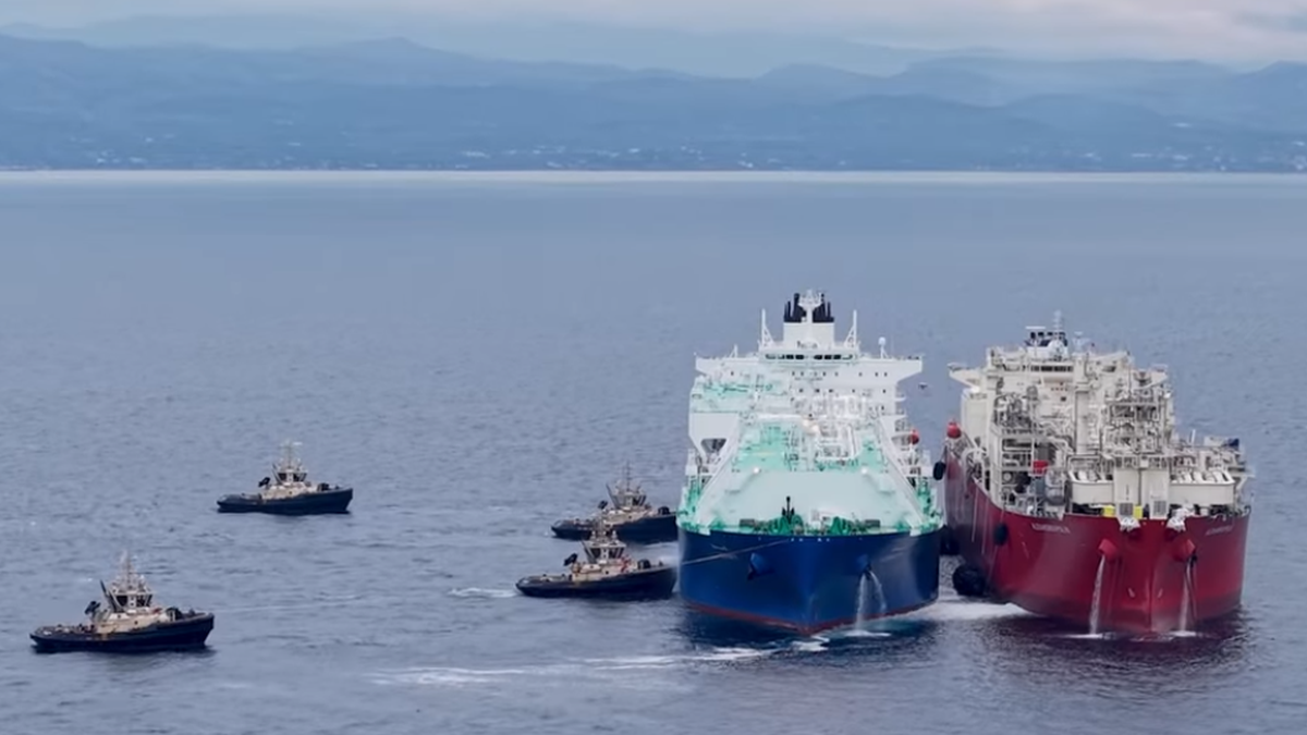 First LNG arrives at FSRU at Alexamdroupoli Greece 2 (source Metlen Energy) 1200w