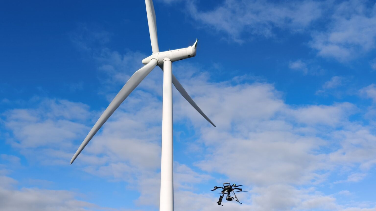 Drones make light work of blade inspection on offshore wind turbines