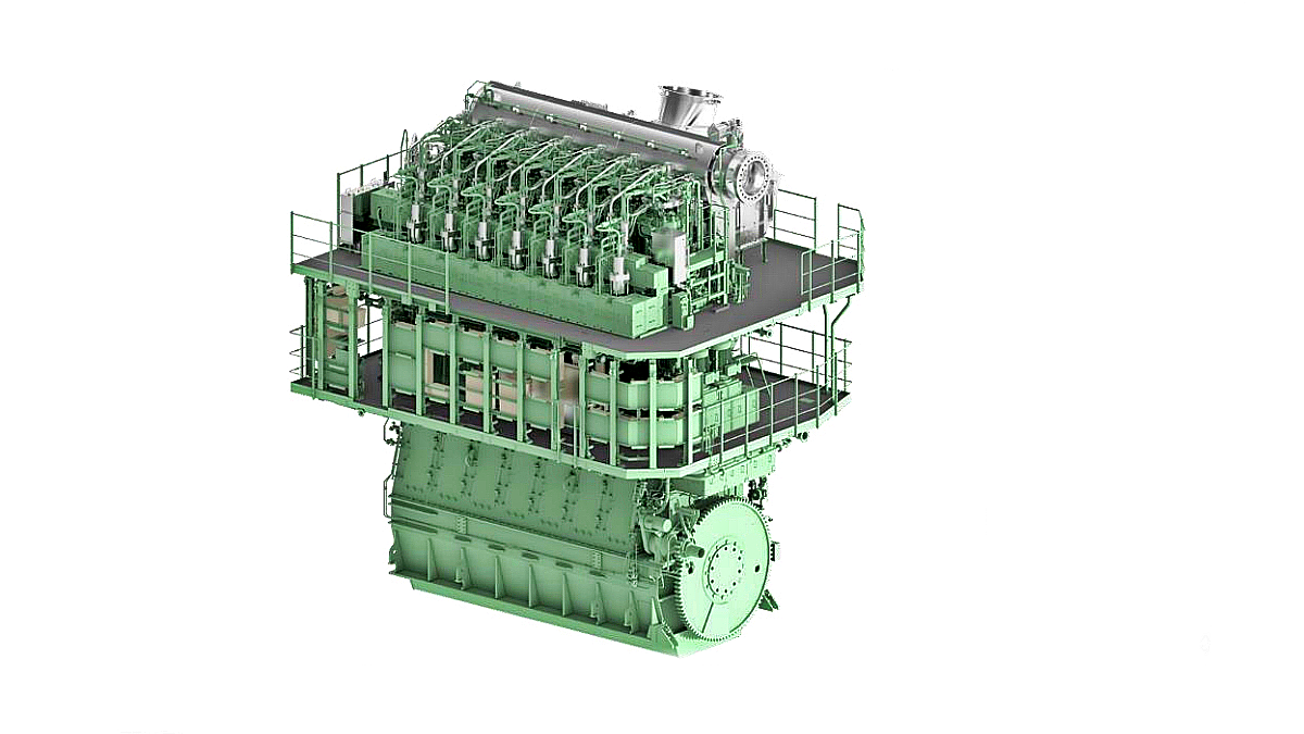 New two-stroke methanol dual-fuel engine under development in Japan