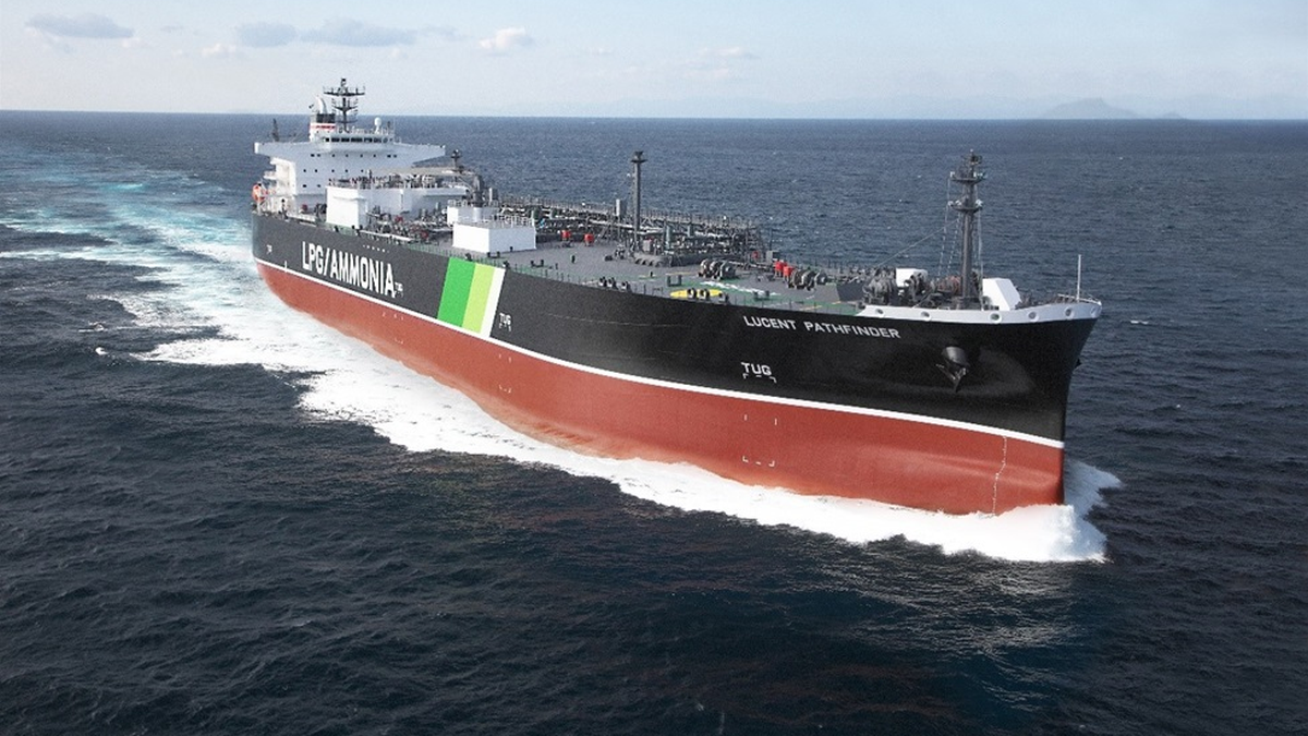 NYK names dual-fuel LPG carrier at Japanese yard