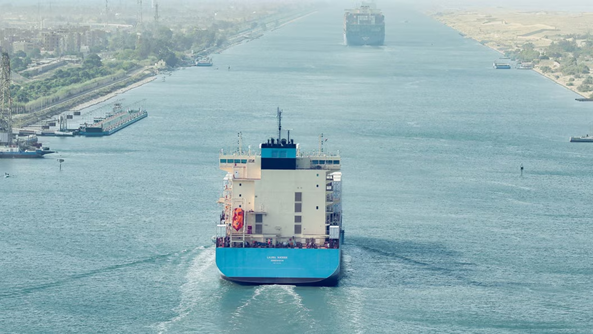 Maersk moves first dedicated service route back to Suez Canal