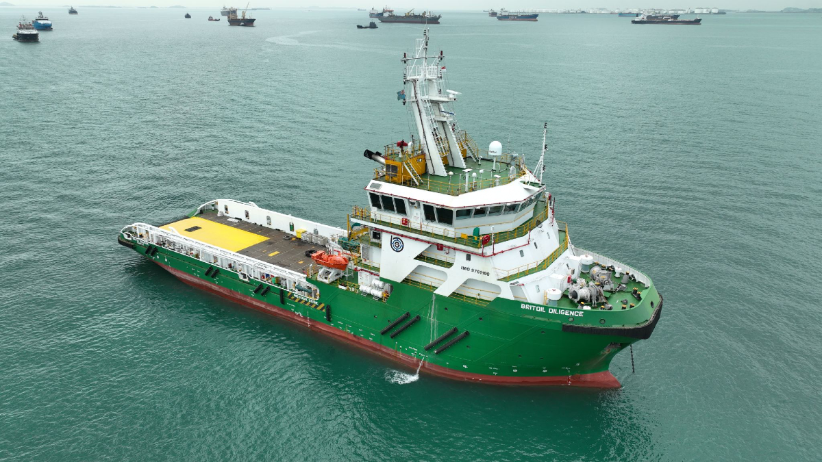 Britoil Offshore Services adds newbuild AHTS 11 years in the making