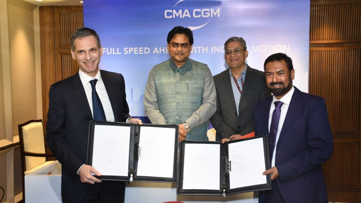 CMA CGM orders six LNG-powered box ships from India