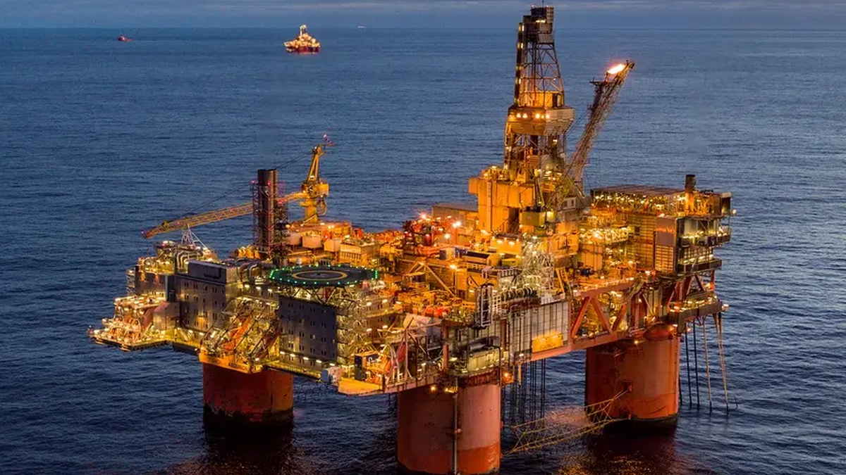 Snorre platform North Sea Norway Equinor