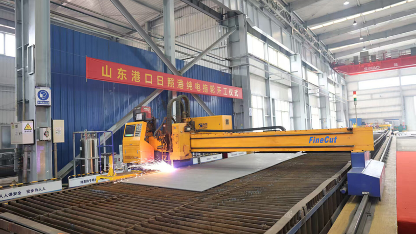 Construction begins on electric tugboat for Chinese port