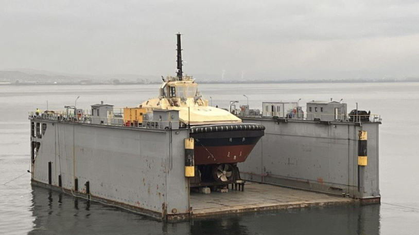 Industry milestone: Svitzer's first methanol-hybrid tug launched