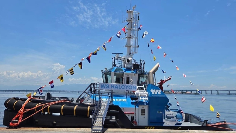 Wilson Sons launches newbuild tug to handle large ships