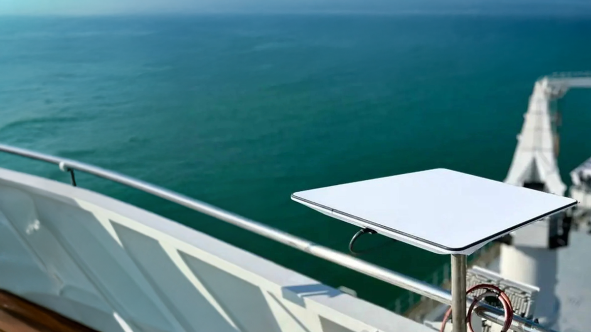 Soya IT is installing flat panel antennas on Wallenius Wilhelmsen vehicle carriers in a major retrofit programme (source: Soya)