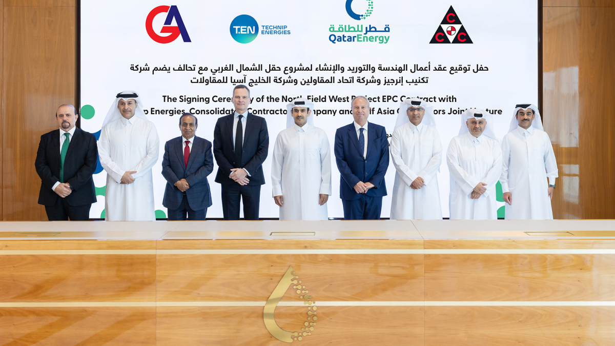 Qataris hand out critical US$1Bn contract for North Field West LNG extraction