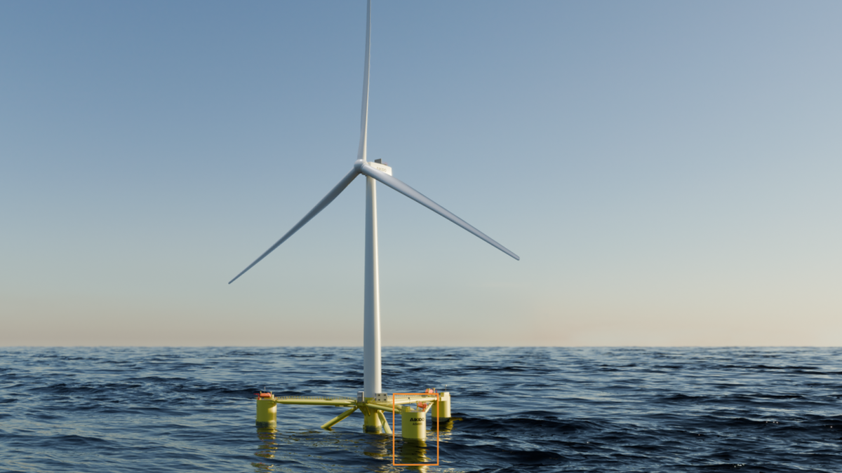 Data centre in a wind turbine unveiled by Californian start-up