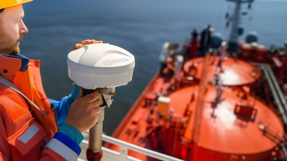Ambrey and Ground Control alternative PNT device on gas carrier