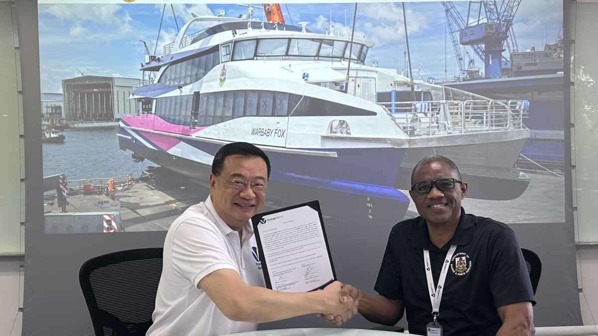 Bermuda takes delivery of low-emission catamaran ferry newbuilds