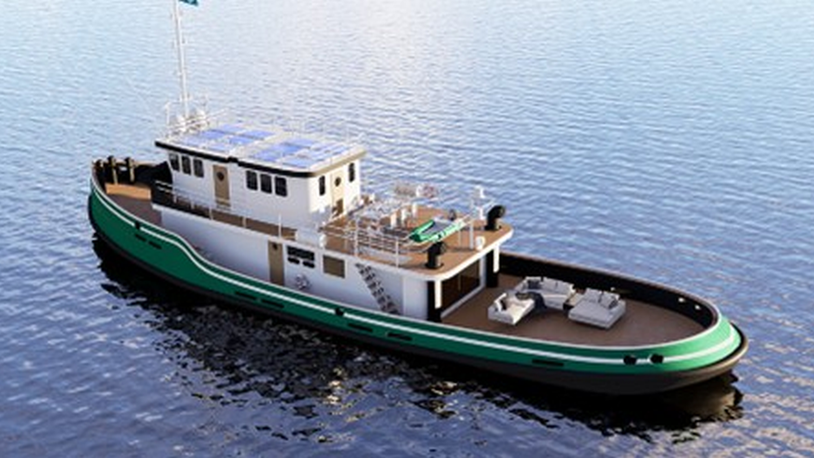 Elderly tug to be converted to green-propulsion yacht