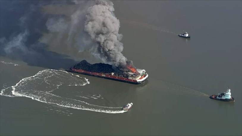 Riviera - News Content Hub - Tug reports fire on barge, emergency ...