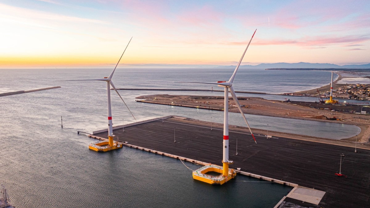 WindEurope ports image Port la Nouvelle Qair Marine Eolmed V Bedos Occidrone cropped