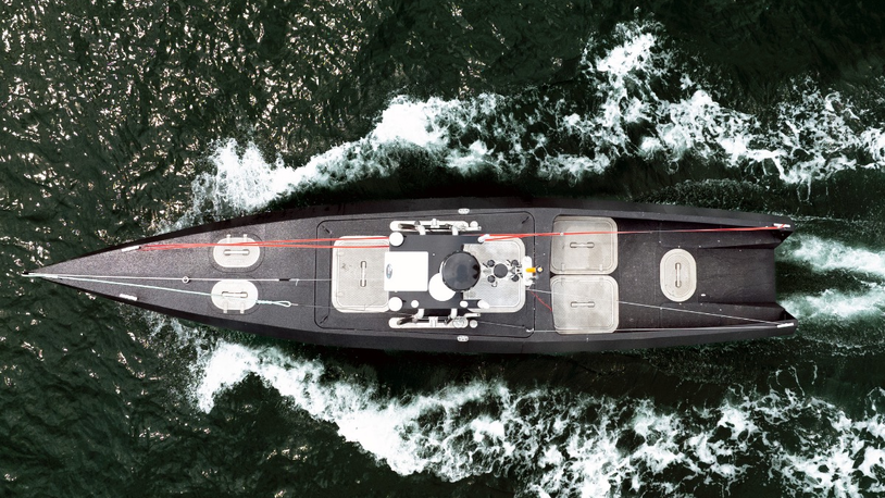 First AUV launched from autonomous vessel