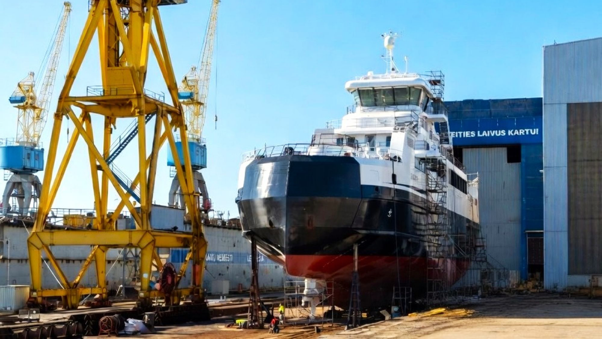 Battery-electric-hybrid ferry launched for Torghatten